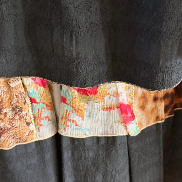 Vintage Roberto Cavalli FREAKY Black and Floral Skirt - Picture 8 of 16